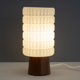 Lampe cylindrique en bois et verre Philips Thônes