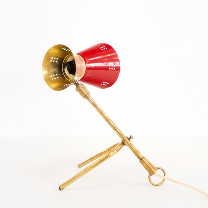 Lampe cocotte diabolo des années 1950