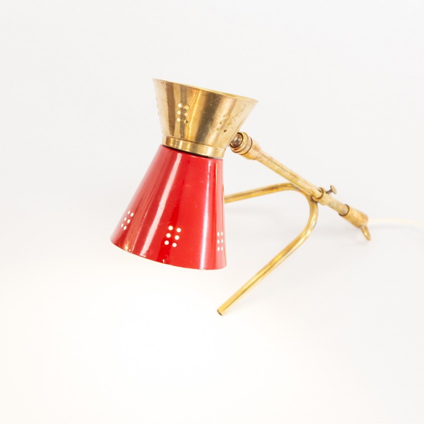 Lampe cocotte diabolo des années 1950