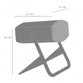 Lampe mobile tripode à spot des années 1950