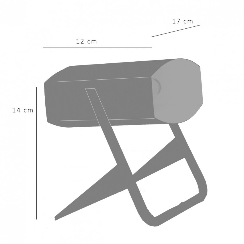 Lampe mobile tripode à spot des années 1950