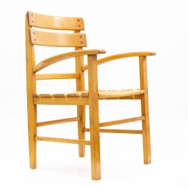 Fauteuil d'enfant en bois des années 1960