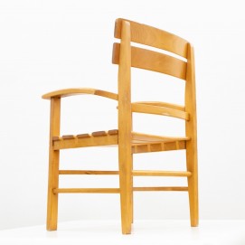 Fauteuil d'enfant en bois des années 1960