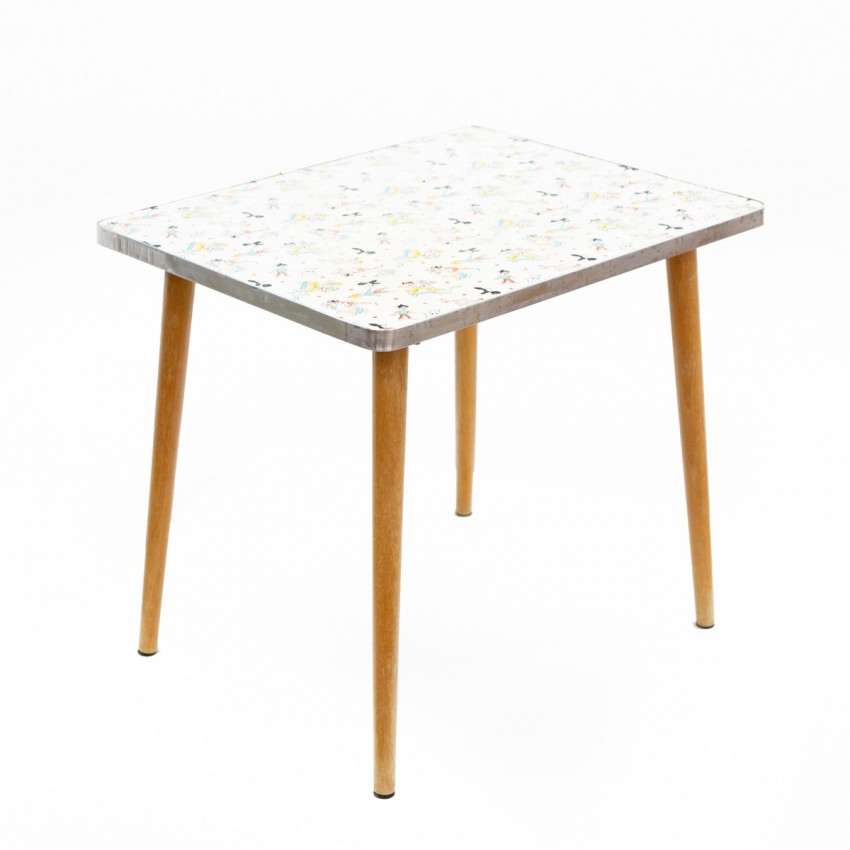 Petite table d'appoint ou bureau d'enfant des années 1960