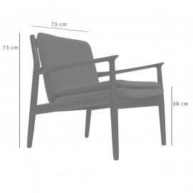 Fauteuils Glostrup en teck de Svend Age Eriksen