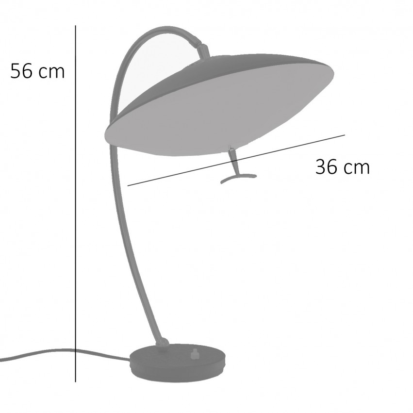 Lampe de bureau orientable des années 1950 en métal, laiton et Plexiglas opale