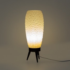 Lampe tripode en plastique des années 1960
