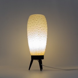 Lampe tripode en plastique des années 1960