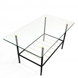 Table basse et porte-revue des années 1950