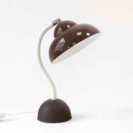 Lampe de chevet marron des années 1960