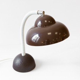 Lampe de chevet marron des années 1960