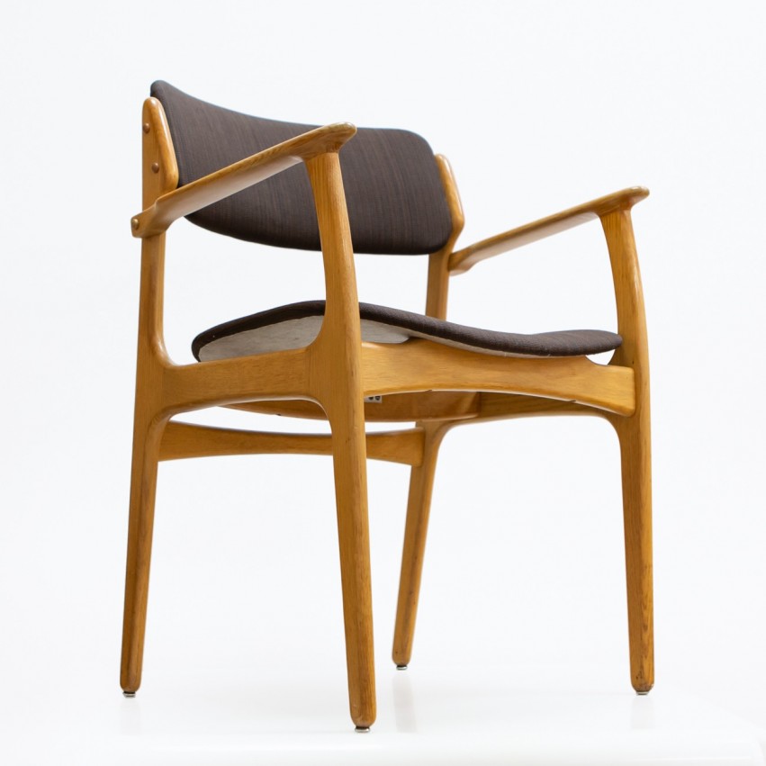 Chaises et fauteuils de salle à manger d'Erik Buck pour Domus Danica