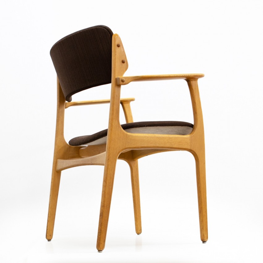 Chaises et fauteuils de salle à manger d'Erik Buck pour Domus Danica