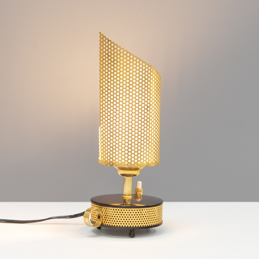 Lampe monopode en tôle perforée Télé-Ambiance