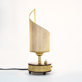 Lampe monopode en tôle perforée Télé-Ambiance