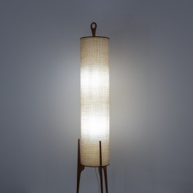 Lampadaire Rocket cylindrique tripode des années 1960