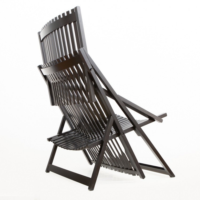 Fauteuil Attitude noir de Jean-Claude Duboys