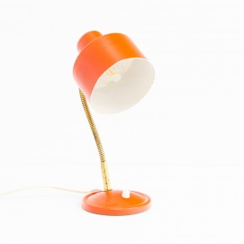 Lampe de bureau ou applique à bras flexible Aluminor rouge