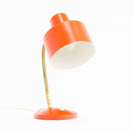 Lampe de bureau ou applique à bras flexible Aluminor rouge