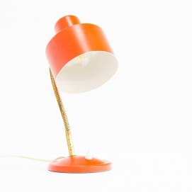 Lampe de bureau ou applique à bras flexible Aluminor rouge