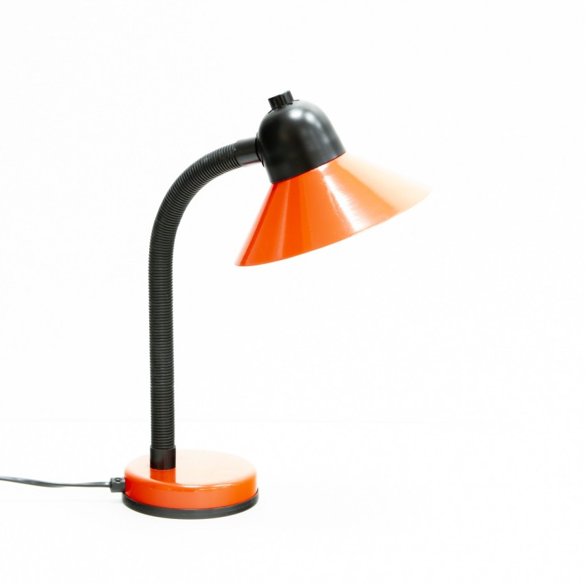 Lampe de bureau Aluminor rouge flexible en plastique