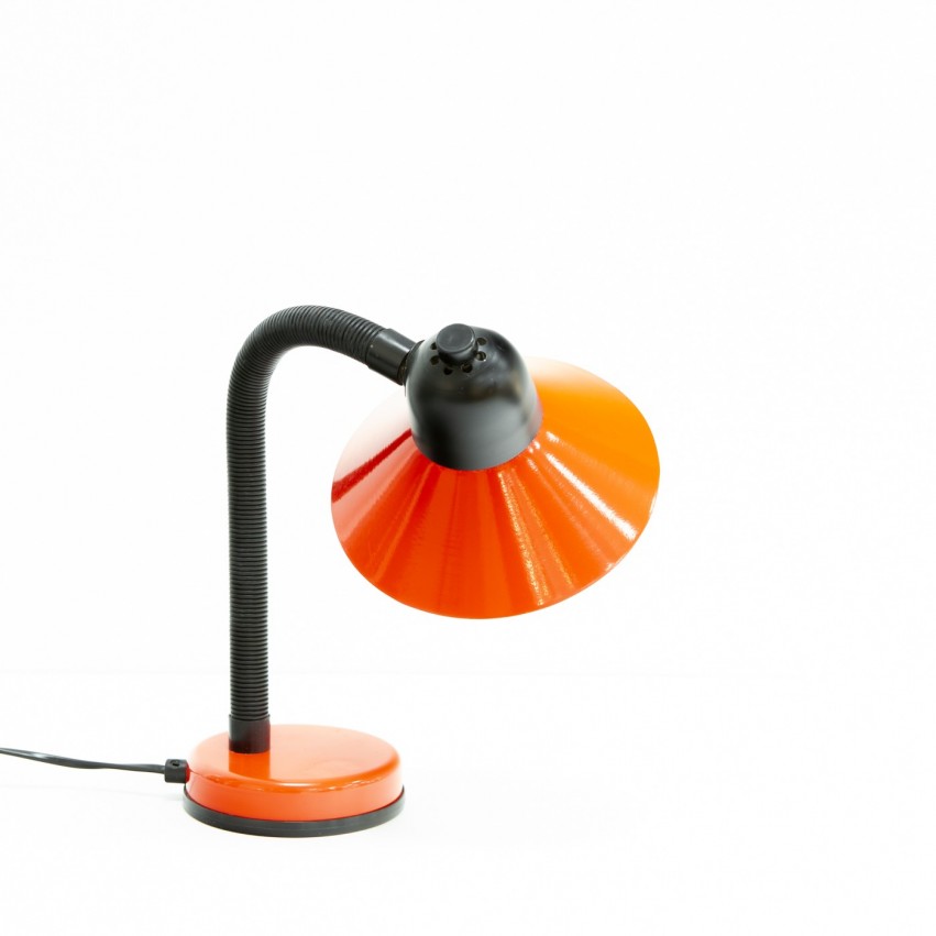 Lampe de bureau 25W bicolore blanc rouge - INVENTIV