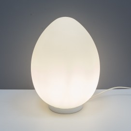 Gros œuf de Vianne opale lumineux - Domec - Lampe close
