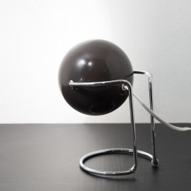 Lampe Eyeball marron vintage