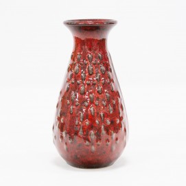 Vase en céramique rouge des années 1960 - Jasba 1540-15