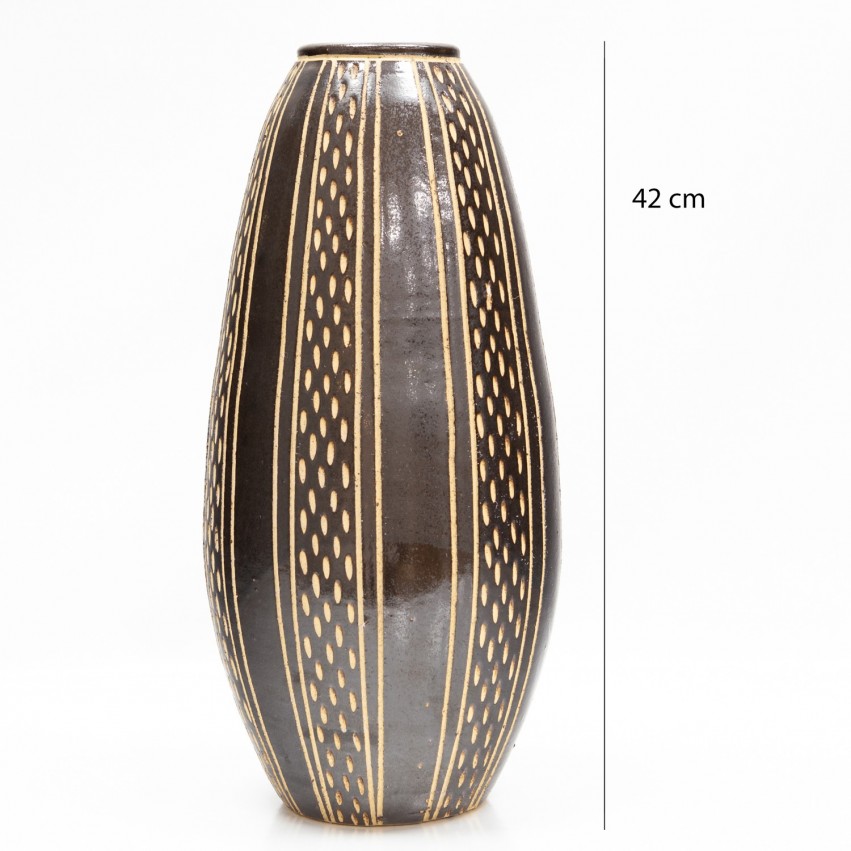 Grand vase - Sgraffito