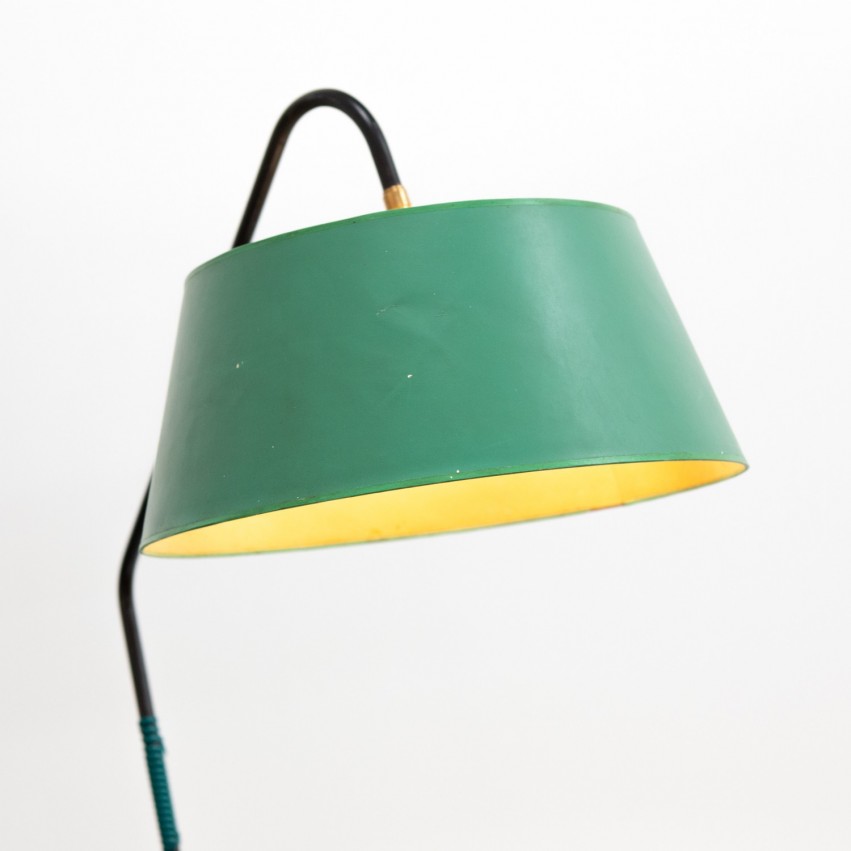 Lampadaire porte-revue en Scoubidou des années 1950