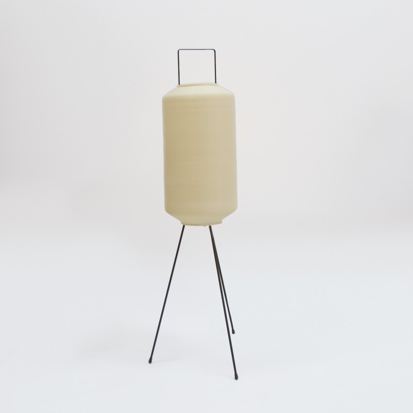 Lampadaire tripode à poignée en Rotaflex