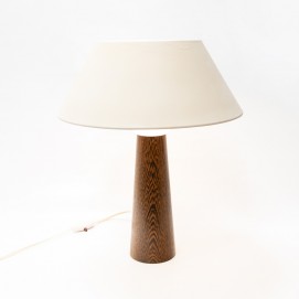 Lampe de bureau diabolo Philips en bois, verre et tôle