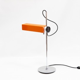 Lampe Monix orange en porte-à-faux d'Étienne Fermiger