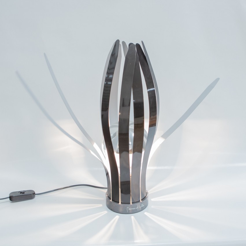 Lampe cinétique floriforme Bernard Gitton