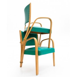 Fauteuils Bow-Wood no 1 édités par Hugues Steiner