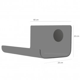 Chevet lumineux La Plagne Guariche dimensions