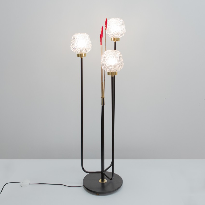 Lampadaire trident des années 1950