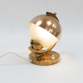 Lampe globe Art déco en laiton - OCEL Paris