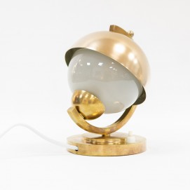 Lampe globe Art déco en laiton - OCEL Paris