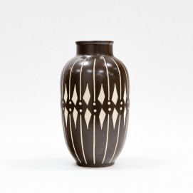 Vase noir et blanc Piesche & Reif