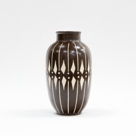 Vase noir et blanc Piesche & Reif