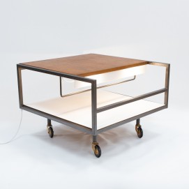 Table basse lumineuse de Georges Frydman