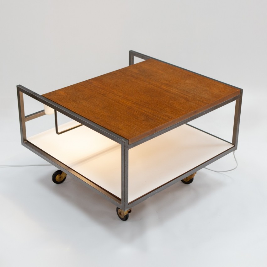 Table basse lumineuse de Georges Frydman