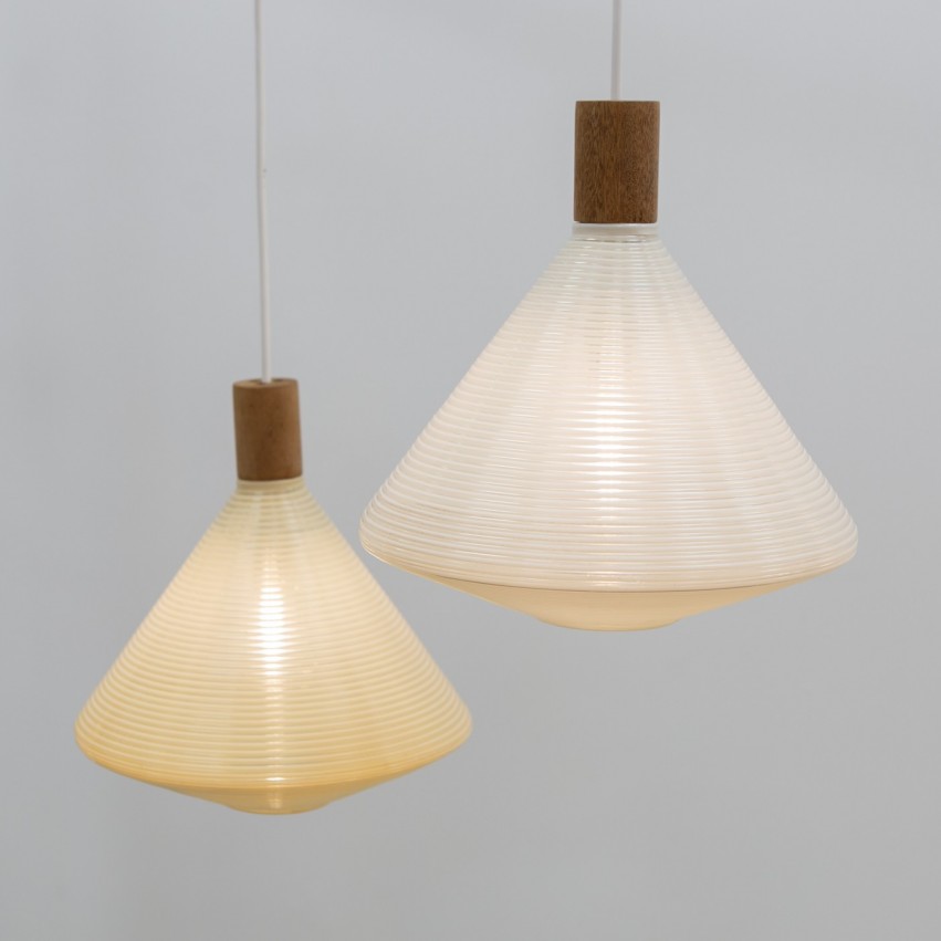 Lustre Rotaflex et Bois