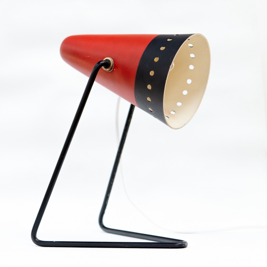 Lampe cocotte en tôle perforée