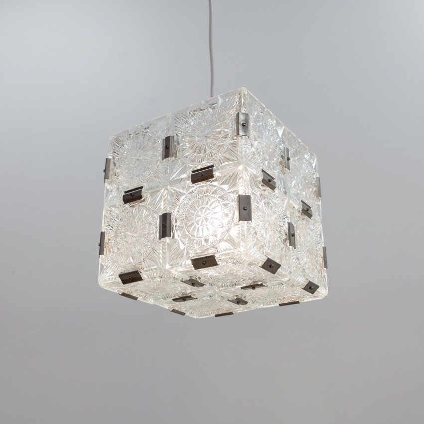 Lustre cubique Kamenicky Senov