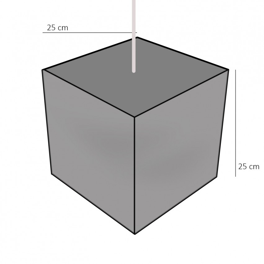 Lustre cubique Kamenicky Senov