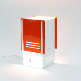 Lampe cubique en tôle ajourée - Fratelli  Martini Concordia Italia