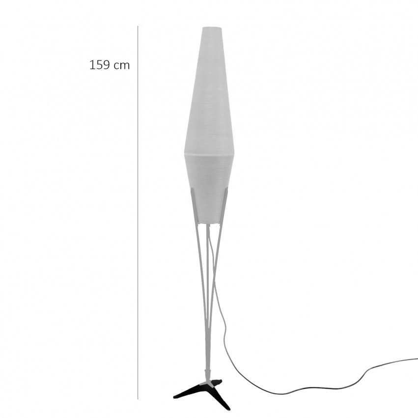 Lampadaire des années 1950 en laiton et résine